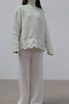 SWAYING/KNIT Seamless Mohair Pants-Double Layer SW211XZ04